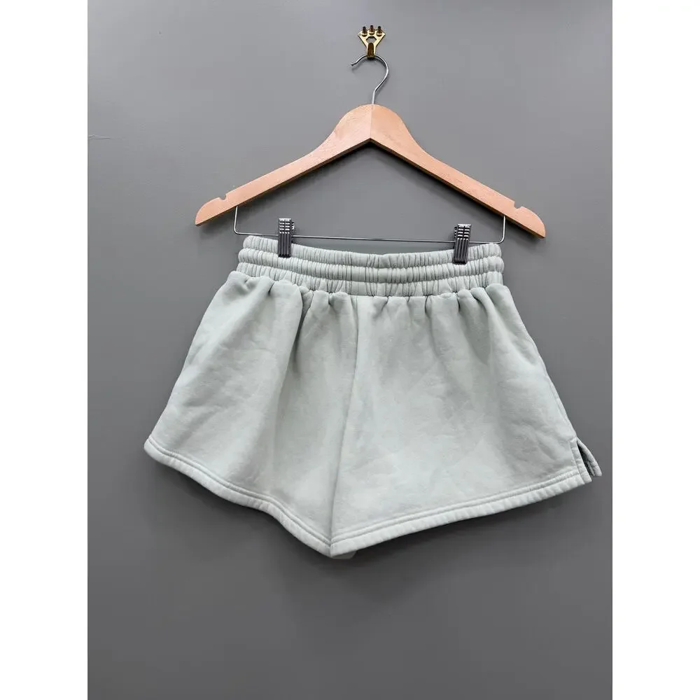 Comfrt Pastel Edit Fleece Lounge Shorts Mint Green Size M - Picture 4 of 6